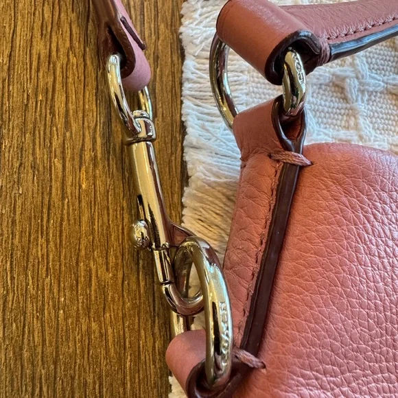 Coach Blush Leather Shoulder Bag - Picture 5 of 14